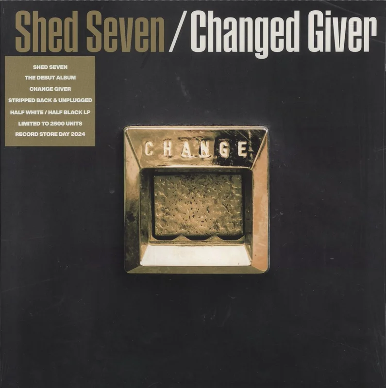 Shed Seven Changed Giver - Black & White Split Vinyl - RSD24 UK Vinyl LP