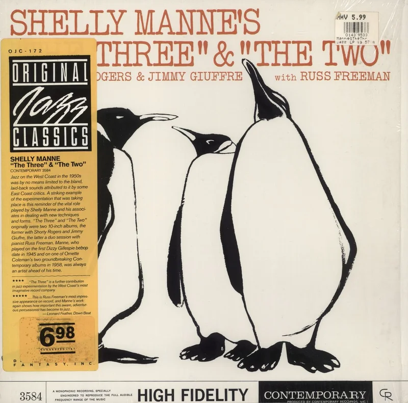 Shelly Manne 'The Three' & 'The Two' US Vinyl LP