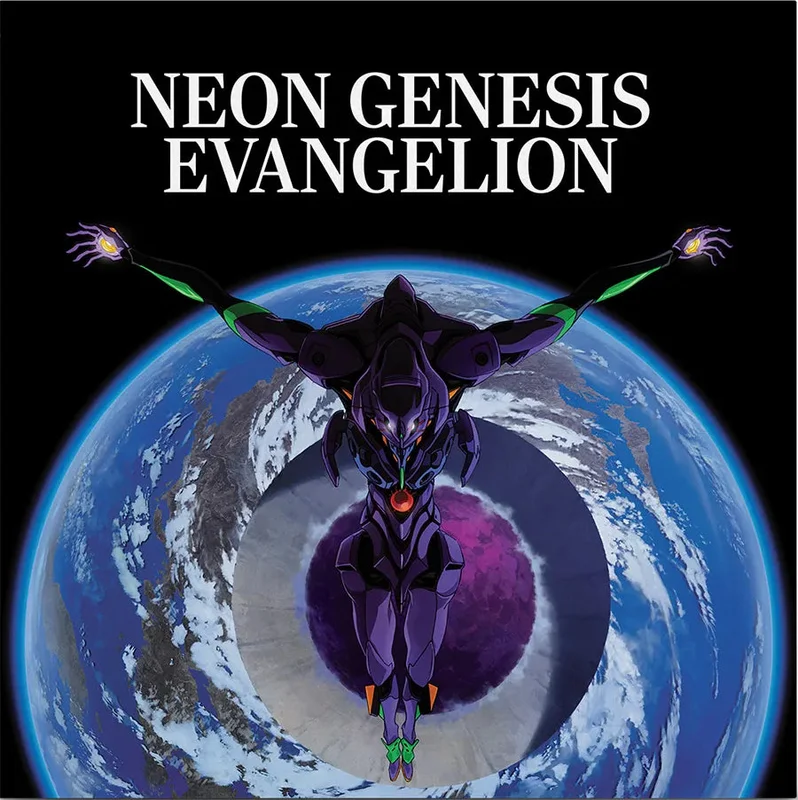 Shiro Sagisu Neon Genesis Evangelion (2xLP, Blue with Black)