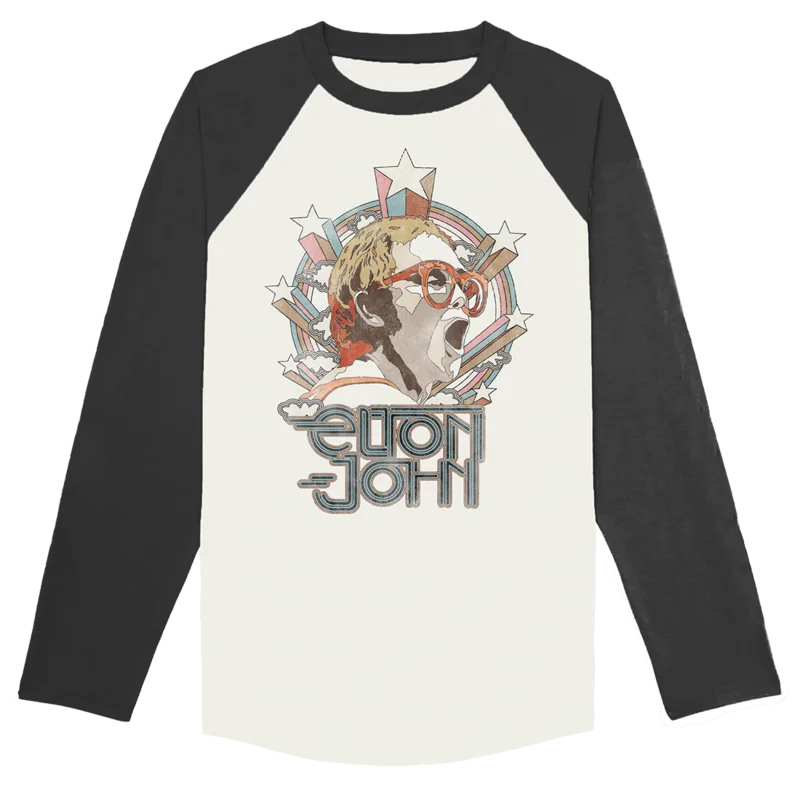 Shooting Star Rainbow Raglan