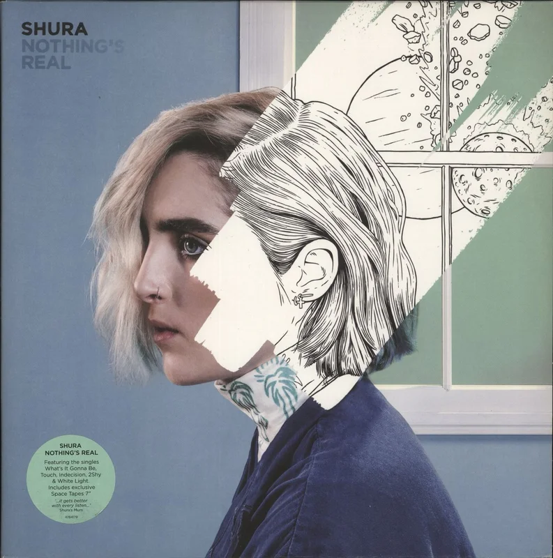 Shura Nothing's Real + 7"- Hype-Sticker UK 2-LP vinyl set