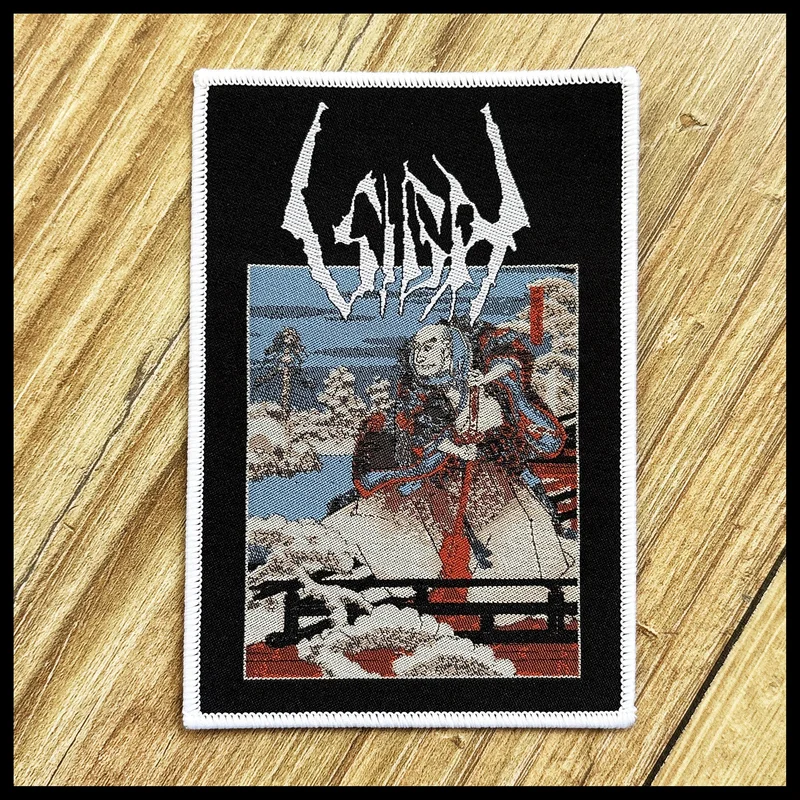 SIGH: official deluxe/limited INFIDEL ART patch (by CND) White border patch