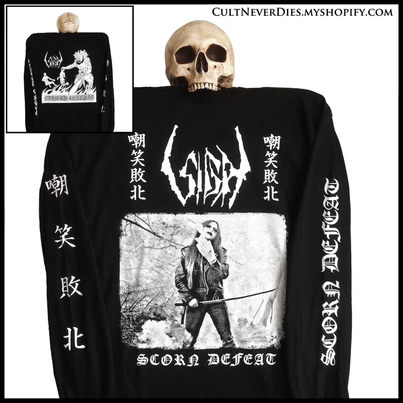 SIGH: official SCORN DEFEAT (Samurai) longsleeve shirt (by CND) *with exclusive signed postcard*
