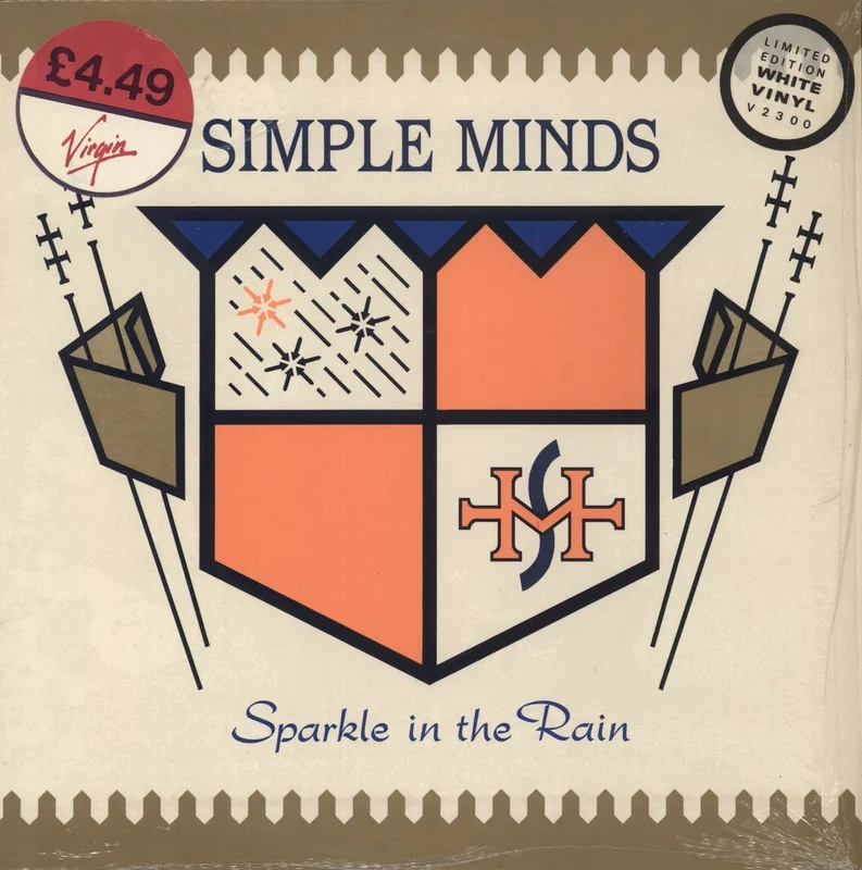 Simple Minds Sparkle In The Rain - White Vinyl - Shrink UK Vinyl LP