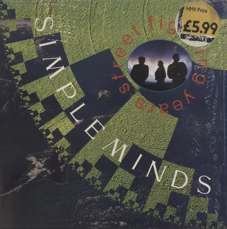 Simple Minds Street Fighting Years - shrink UK Vinyl LP