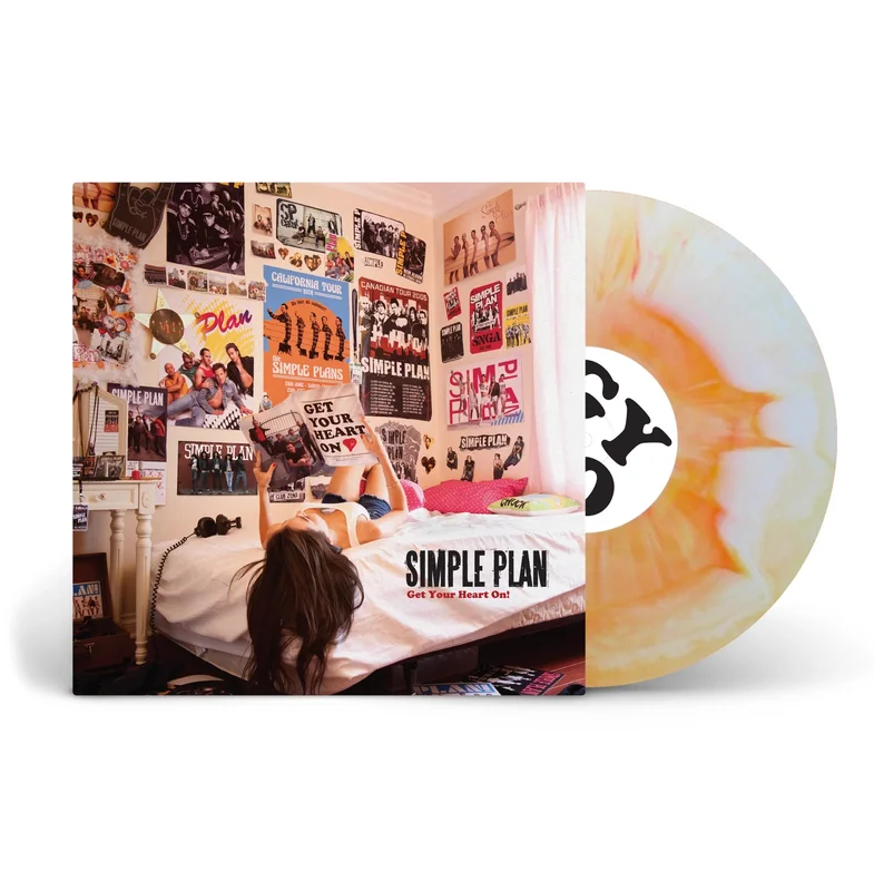 Simple Plan - Get Your Heart On! - White Orange Vinyl - LP