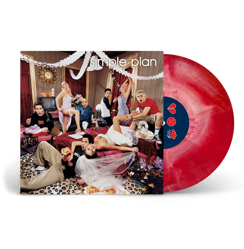 Simple Plan - No Pads, No Helmets...Just Balls - Red White Vinyl - LP