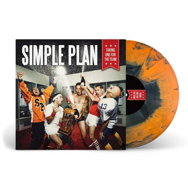 Simple Plan - Taking One For The Team - Orange Black Vinyl - LP