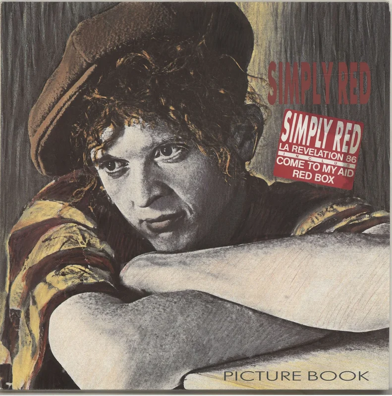 Simply Red Picture Book - Stickered German Vinyl LP