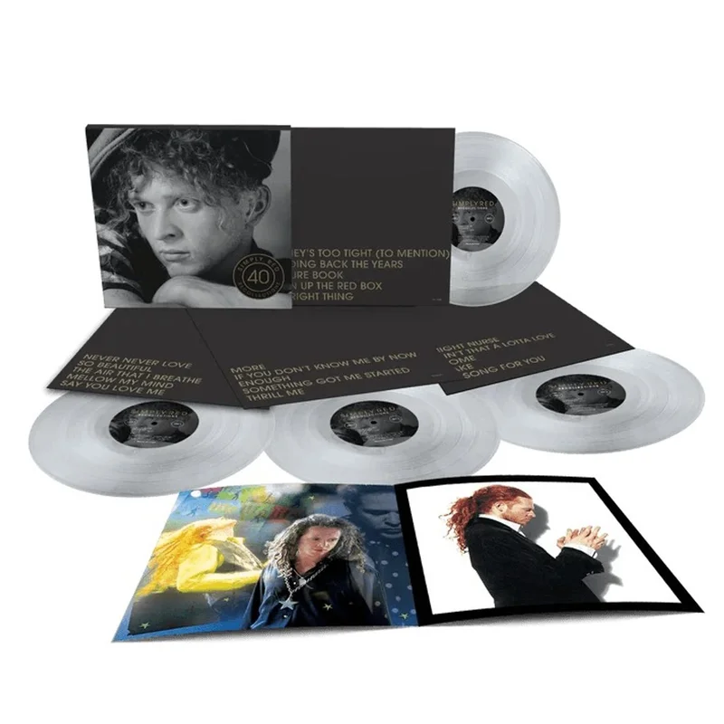 Simply Red Recollections - 180 Gram Crystal Clear Vinyl - Sealed UK 4-LP vinyl set