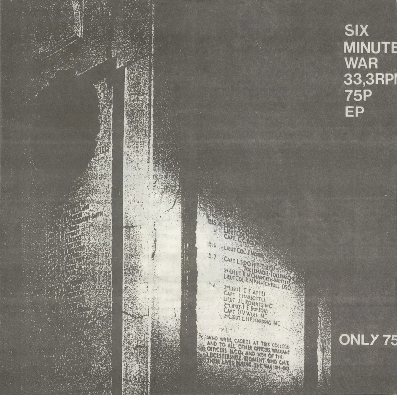 Six Minute War Six Minute War EP UK 7" vinyl