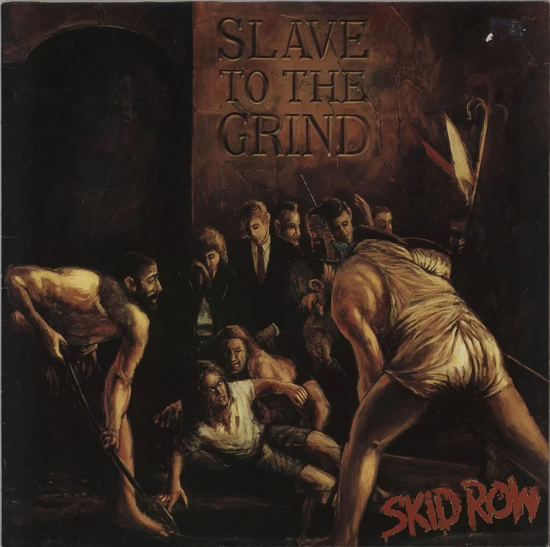 Skid Row (80s) Slave To The Grind - EX German Vinyl LP