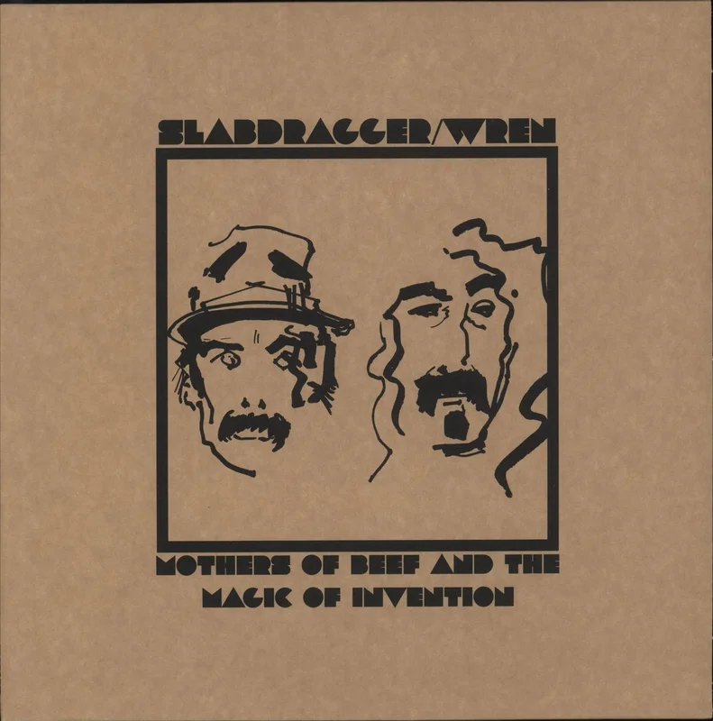 Slabdragger Mothers Of Beef And The Magic Of Invention - Black & Cream Split Vinyl UK 12" vinyl
