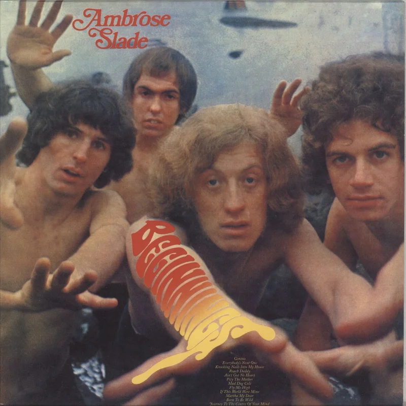 Slade Beginnings - Yellow & Red Splatter Vinyl UK Vinyl LP
