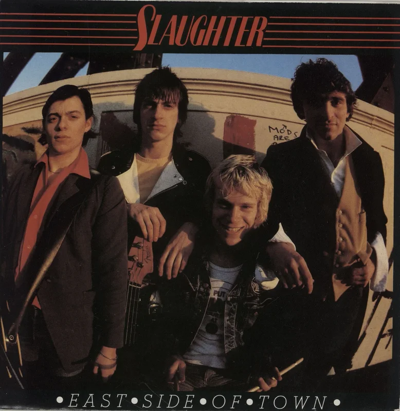 Slaughter & The Dogs East Side Of Town - A Label UK Promo 7" vinyl