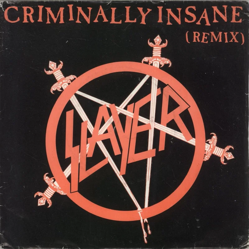Slayer Criminally Insane - VG UK 7" vinyl