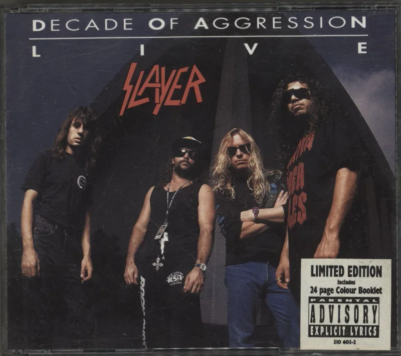 Slayer Decade Of Aggression - Live UK 2-CD album set