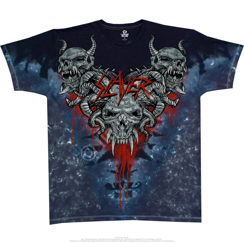 Slayer Hell Awaits Tie-Dye T-Shirt