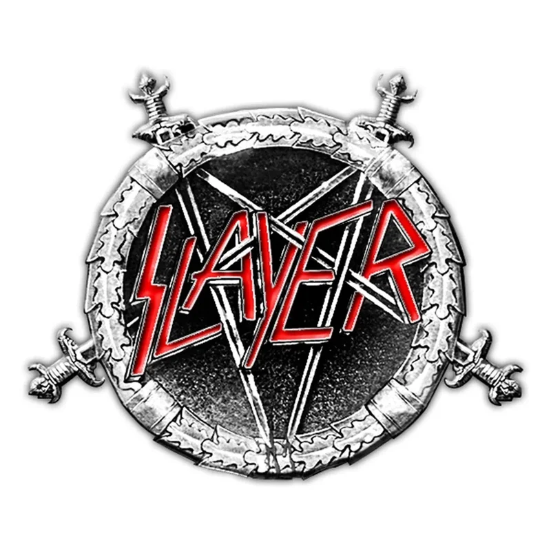 SLAYER: official cast metal badge
