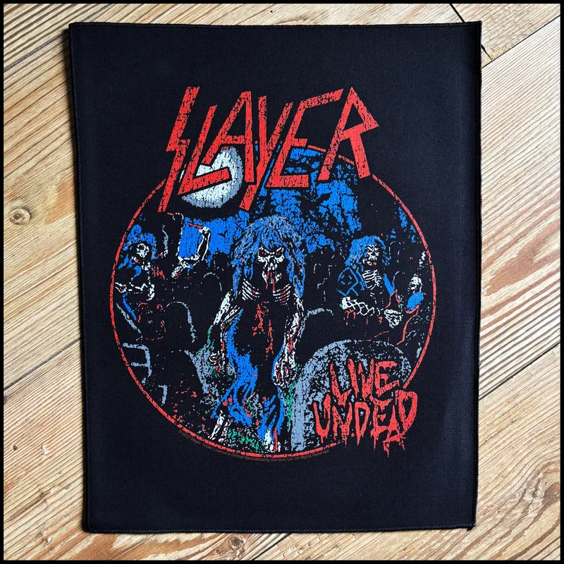 SLAYER: official LIVE UNDEAD large back patch