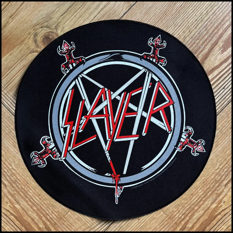 SLAYER: official PENTAGRAM large back patch
