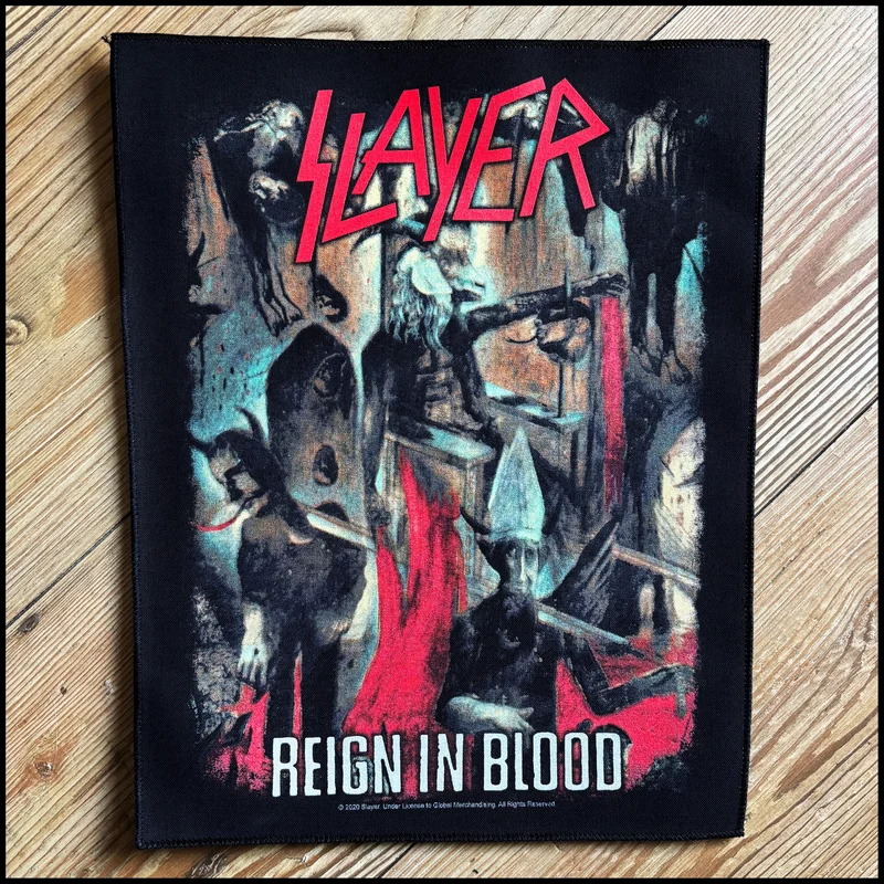 SLAYER: official REIGN IN BLOOD large back patch