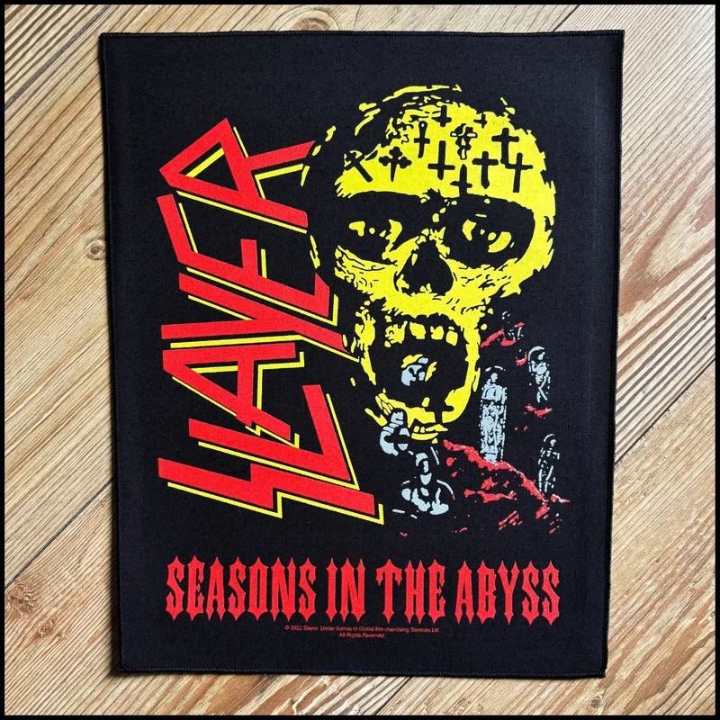 SLAYER: official SEASONS IN THE ABYSS large back patch