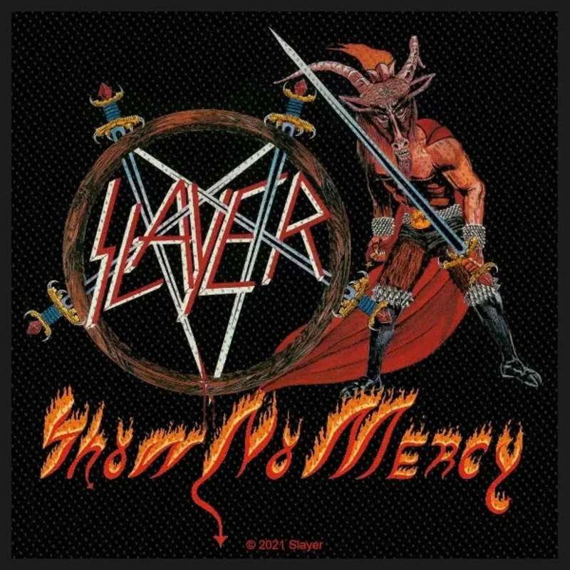 SLAYER: official SHOW NO MERCY patch
