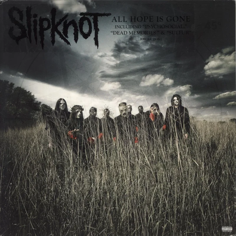 Slipknot All Hope Is Gone German 2-LP vinyl set