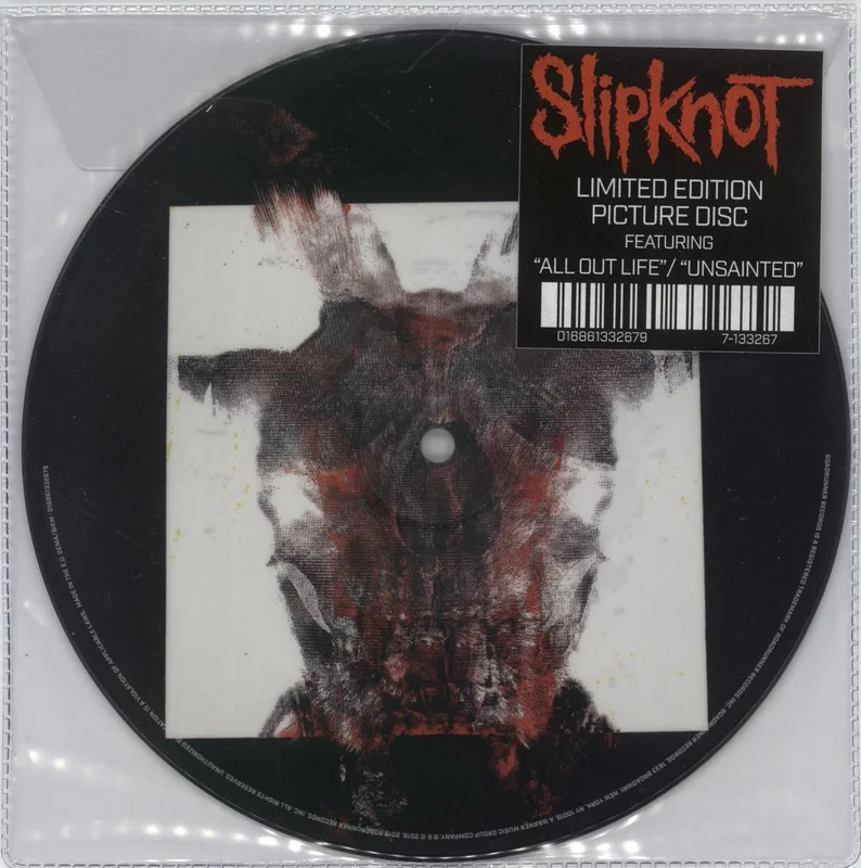 Slipknot All Out Life / Unsainted - RSD19 - Sealed US 7" picture disc