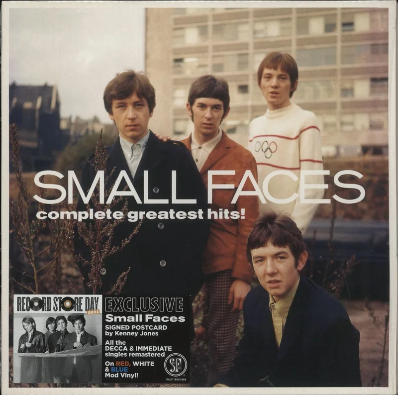 Small Faces Complete Greatest Hits! - RSD21 - Autographed Card UK Vinyl LP