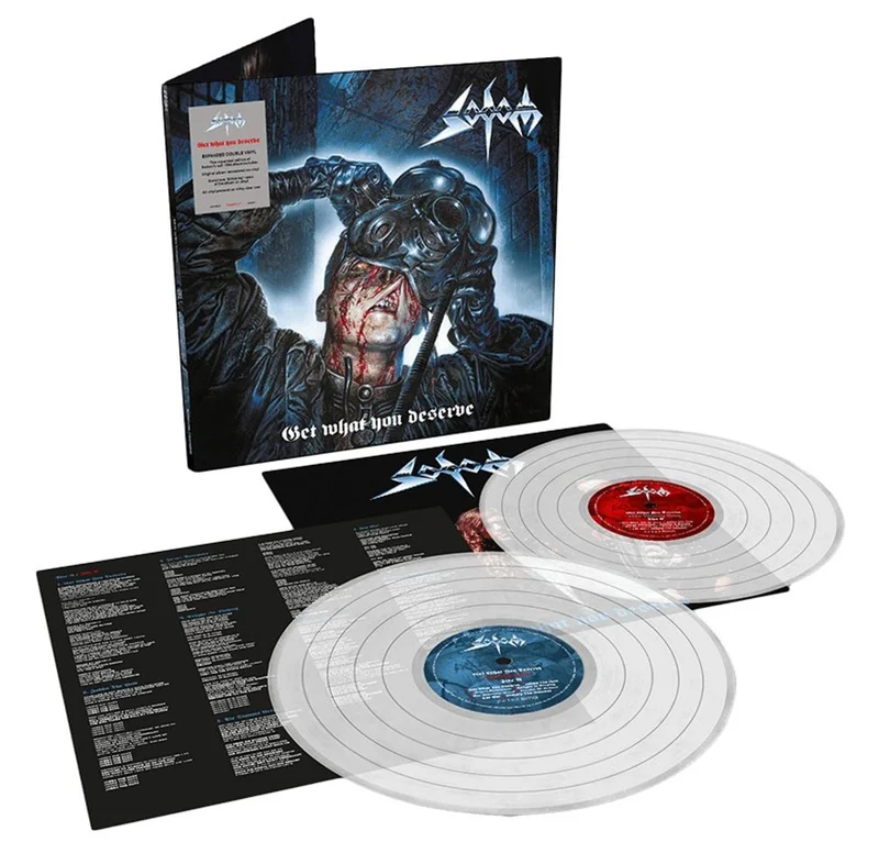 Sodom Get What You Deserve - Milky Clear - Sealed UK 2-LP vinyl set