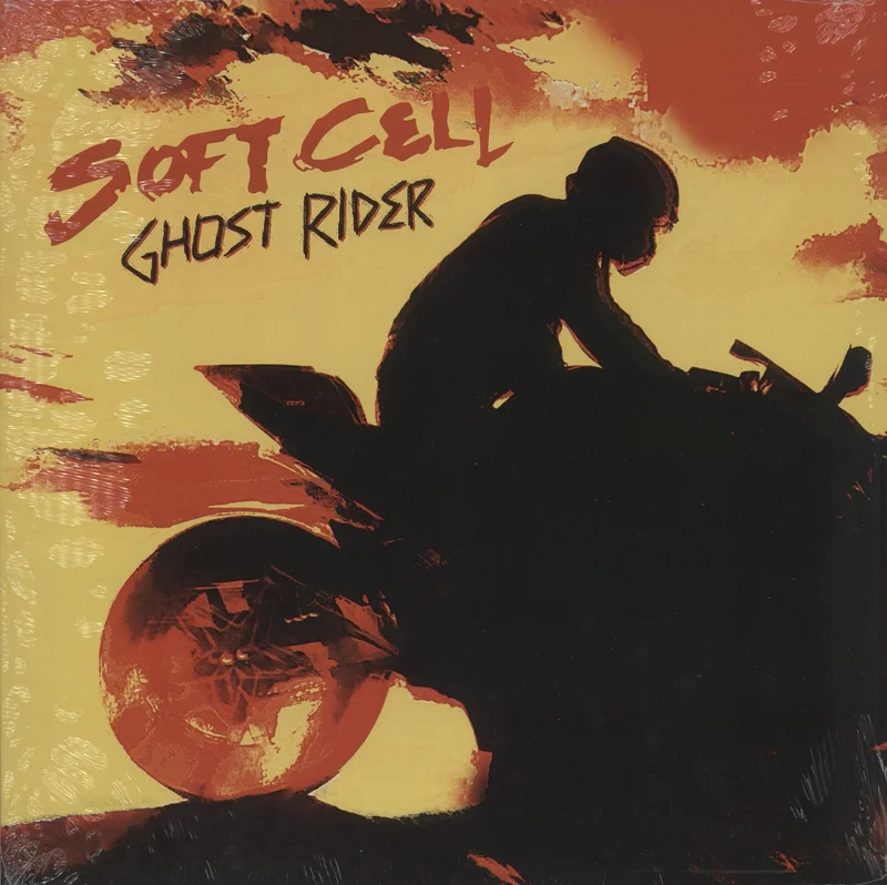 Soft Cell Ghost Rider - Orange/Yellow Marble Vinyl - Sealed UK 12" vinyl