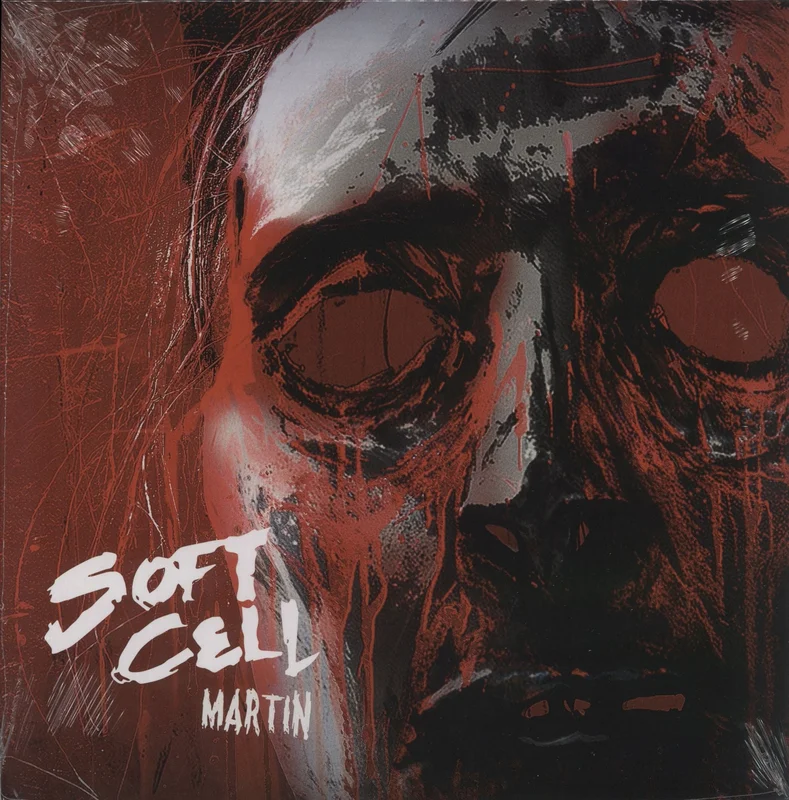 Soft Cell Martin - Black/Red Marble Vinyl - Sealed + Art Print UK 12" vinyl