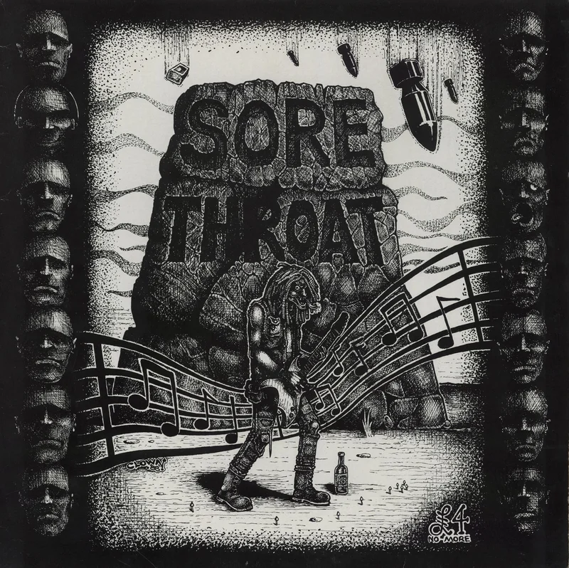 Sore Throat (Rock) Unhindered By Talent UK Vinyl LP