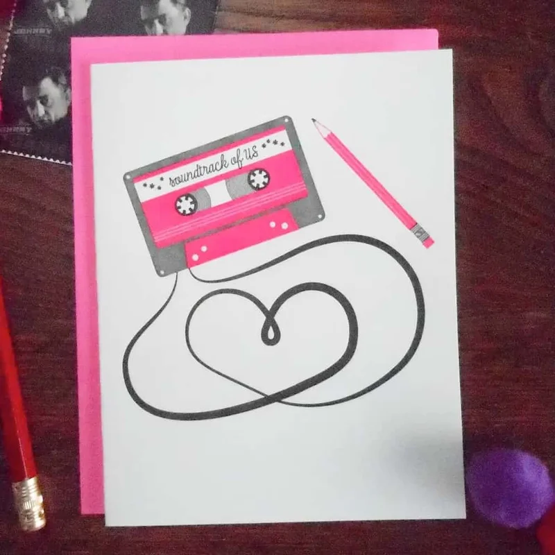 Soundtrack of Us Greeting Card