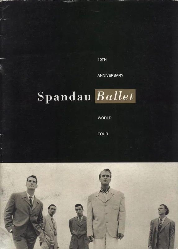 Spandau Ballet 10th Anniversary World Tour UK Tour programme