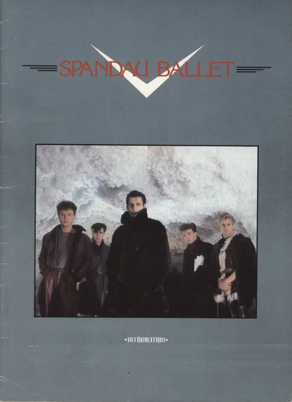 Spandau Ballet Reformation UK Tour programme