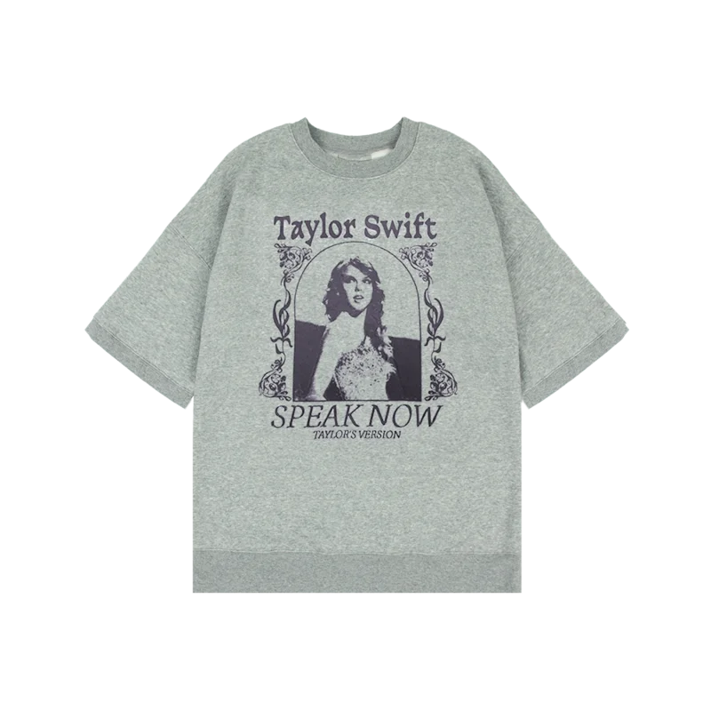 Speak Now (Taylor's Version) Heather Gray Fleece T-Shirt