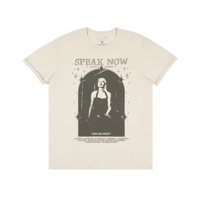Speak Now (Taylor's Version) Tracklist Taupe T-Shirt