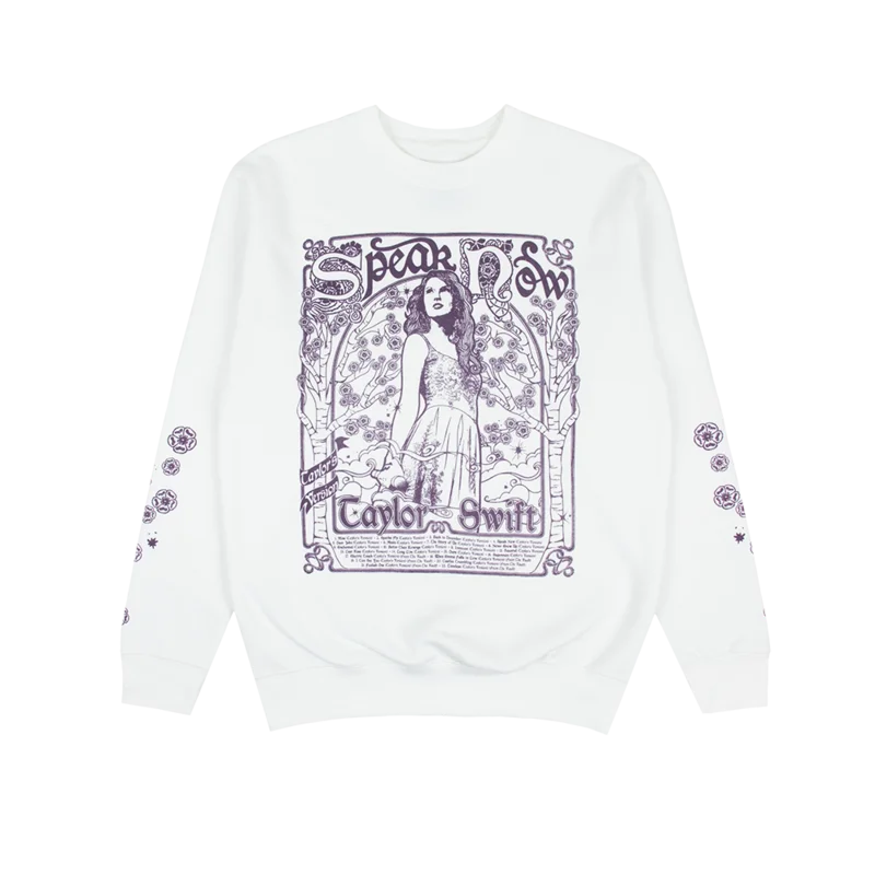 Speak Now (Taylor's Version) Tracklist White Crewneck