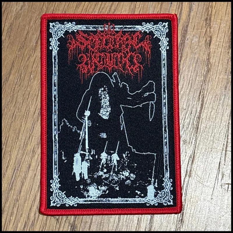 SPECTRAL WOUND: official deluxe/limited SONGS OF BLOOD patch Red border