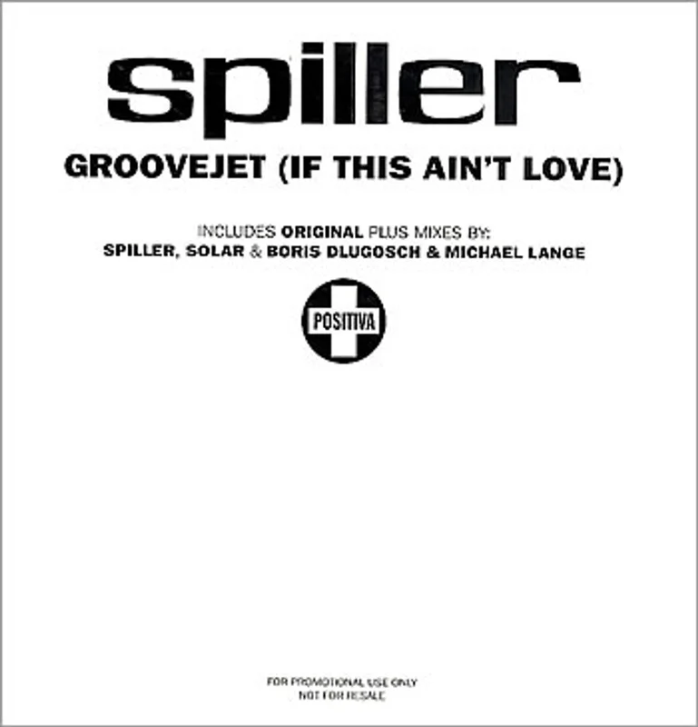 Spiller Groovejet (If This Ain't Love) UK Promo 12" vinyl