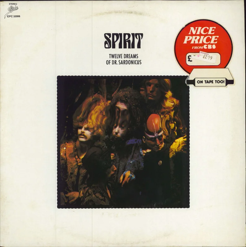 Spirit Twelve Dreams Of Dr. Sardonicus - stickered p/s - EX UK Vinyl LP