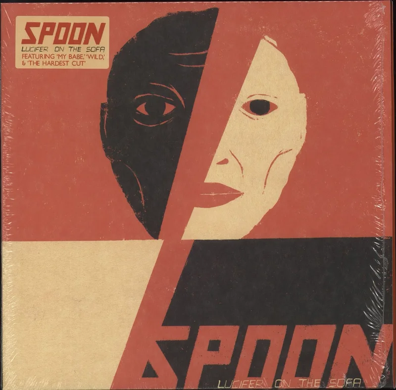 Spoon Lucifer On The Sofa - Autographed Card US Vinyl LP