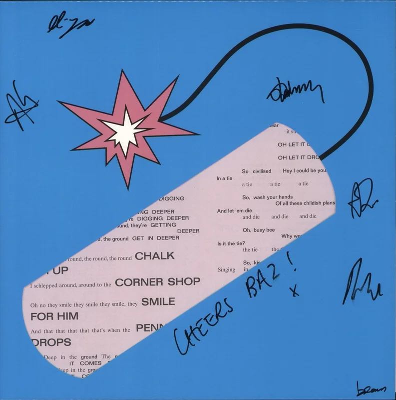 Sports Team Gulp! - 180g Yellow Vinyl - Alternate Blue Sleeve - Autographed UK Vinyl LP