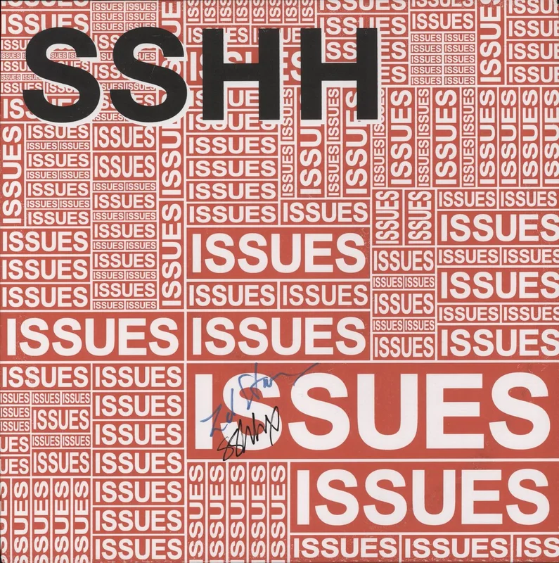 SSHH Issues - White Vinyl - Autographed UK Vinyl LP