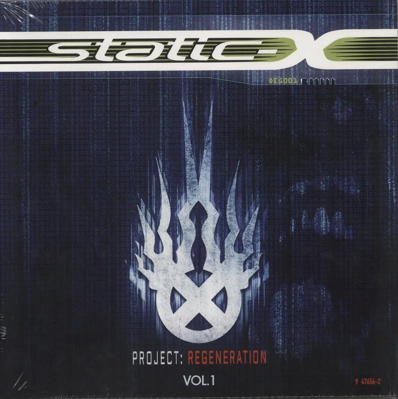 Static-X Project: Regeneration Vol. 1 - Blue and Black Marbled Vinyl US Vinyl LP