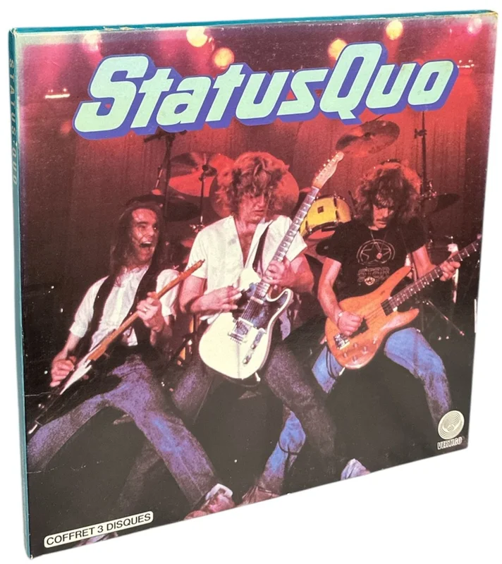Status Quo Coffret 3 Disques - 1972-1980 French 3-LP vinyl set