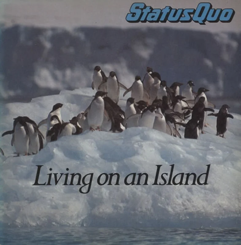 Status Quo Living On An Island - P/S UK 7" vinyl